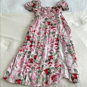 & Other Stories Floral Linen Dress